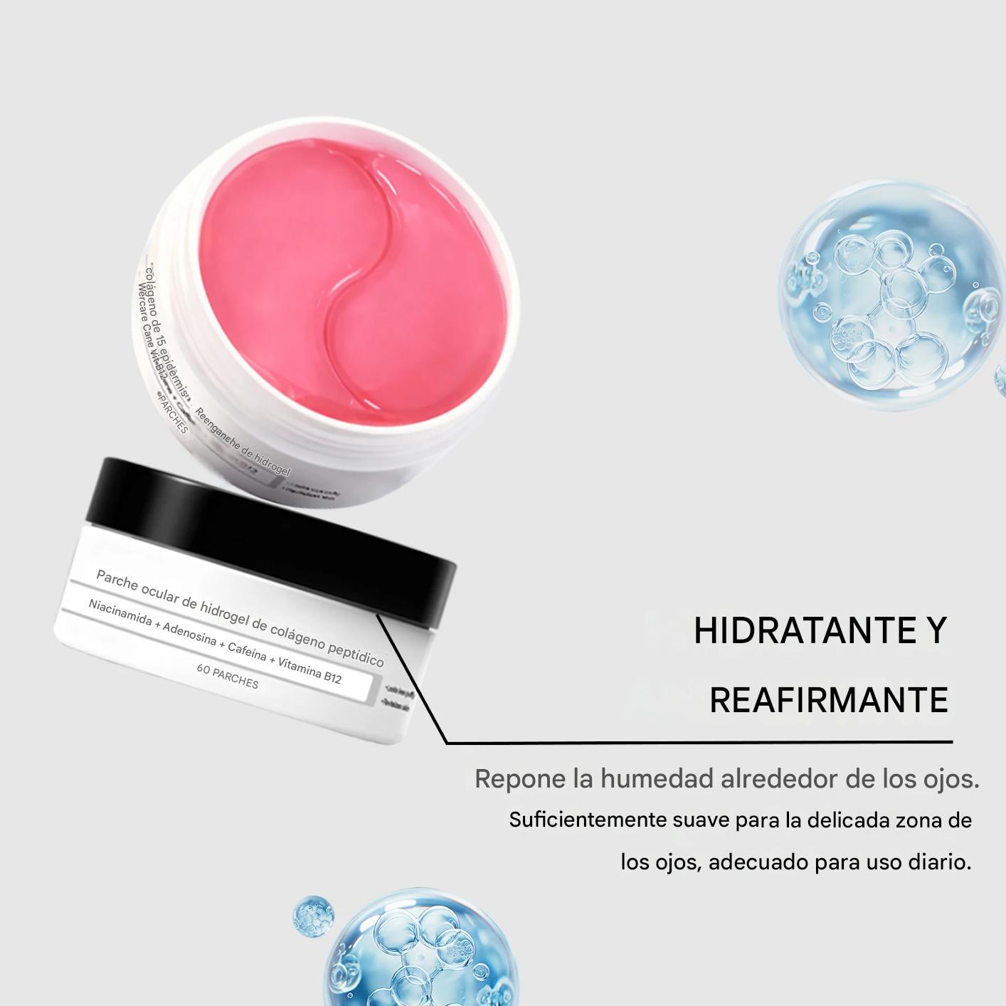 Parche de ojos Hydrogel con Colágeno – Antiarrugas y Ojeras