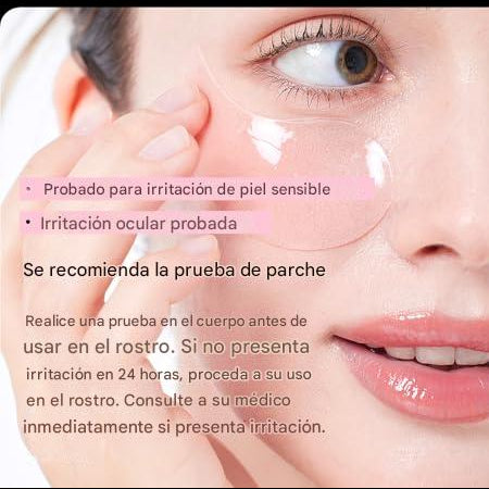 Parche de ojos Hydrogel con Colágeno – Antiarrugas y Ojeras