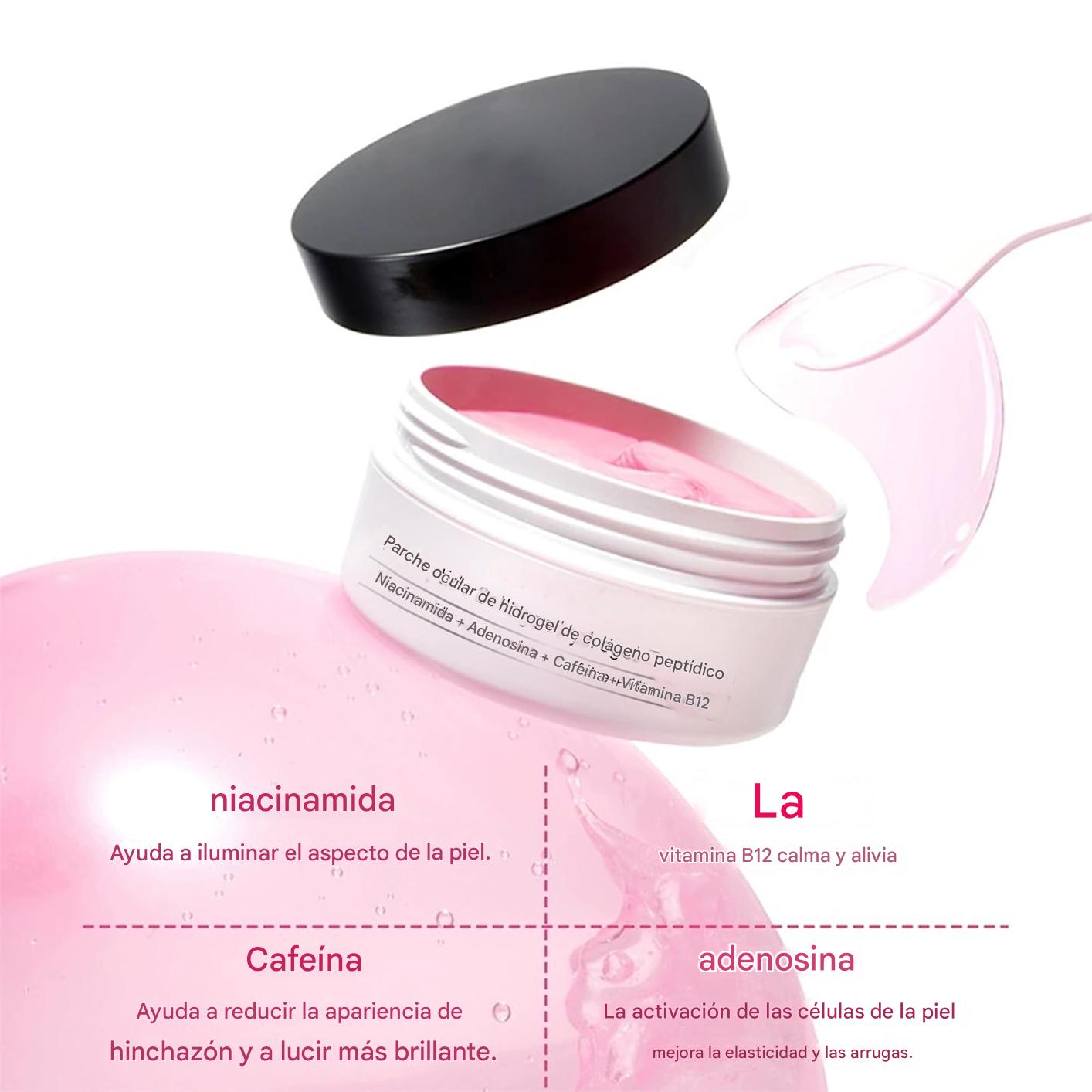 Parche de ojos Hydrogel con Colágeno – Antiarrugas y Ojeras